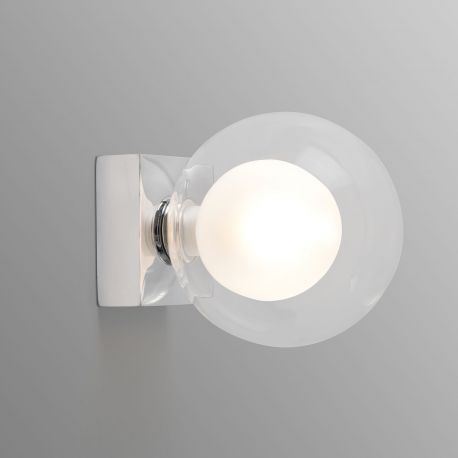 Iluminat pentru baie - Aplica de perete baie cu protectie IP44 PERLA Chrome