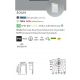 Spoturi - Spot LED incastrabil de exterior IP65 iluminat ambiental SOUN gri