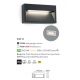 Aplice - Aplica LED de exterior IP44 iluminat ambiental PATH alba
