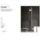 Stalpi - Stalp de exterior H-60cm, ACQUA PT1 COFFEE