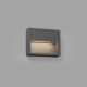 Aplice - Aplica LED de exterior ambientala IP54 GRADA-1 / 3W gri