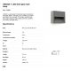 Aplice - Aplica LED de exterior ambientala IP54 GRADA-1 / 3W gri