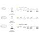 Spoturi tavan fals - Spot LED incastrabil DEEP 10W 3000K