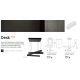 Pendule, Lustre suspendate - Lustra LED DESK SP1 NERO