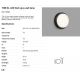 Aplice - Aplica LED de perete / tavan pentru exterior IP65 TOM XL gri