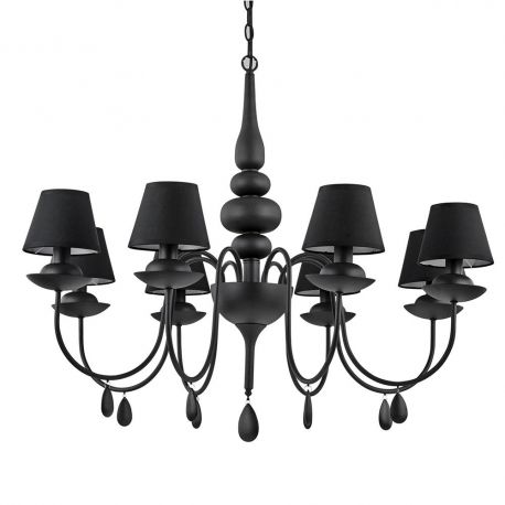 Candelabre, Lustre - Candelabru BLANCHE SP8 NERO