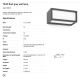 Aplice - Aplica moderna de exterior IP54 TEJO gri