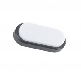 Aplice - Aplica LED perete exterior stil modern IP65 FRED XL gri