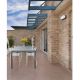 Aplice - Aplica LED perete exterior stil modern IP65 FRED XL gri