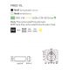 Aplice - Aplica LED perete exterior stil modern IP65 FRED XL gri