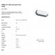 Aplice - Aplica LED perete exterior stil modern IP65 FRED XL gri