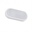 Aplica LED perete exterior stil modern IP65 FRED XL alba