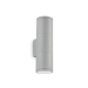 Aplice - Aplica de exterior cu protectie IP44 GUN AP2 SMALL GRIGIO