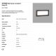 Spoturi - Spot LED incastrabil de exterior IP54 iluminat ambiental STRIPE gri