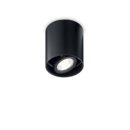 Plafoniere cu spoturi, Spoturi aplicate - Corp aplicat cu spot directionabil MOOD PL1 D09 ROUND NERO