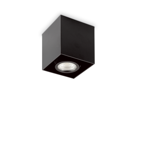 Plafoniere cu spoturi, Spoturi aplicate - Corp aplicat cu spot directionabil MOOD PL1 D09 SQUARE NERO