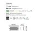 Spoturi - Spot LED incastrabil de exterior IP54 iluminat ambiental STRIPE alb