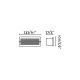 Spoturi - Spot LED incastrabil de exterior IP54 iluminat ambiental STRIPE alb
