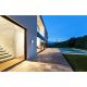 Aplice - Aplica LED perete exterior design modern IP65 MASK gri