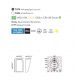 Aplice - Aplica LED perete exterior design modern IP65 MASK gri