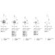 Pendule, Lustre suspendate - Lustra NEMO SP1 D30 FADE