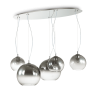 Lustra cu 5 pendule, globuri Nemo sp5