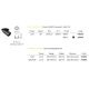 Spoturi tavan fals - Spot LED directionabil, incastrabil pentru tavan fals NOVA 12W 3000K WH