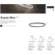 Candelabre, Lustre - Lustra LED design modern ORACLE SLIM SP D070 ROUND 3000K ON-OFF BK