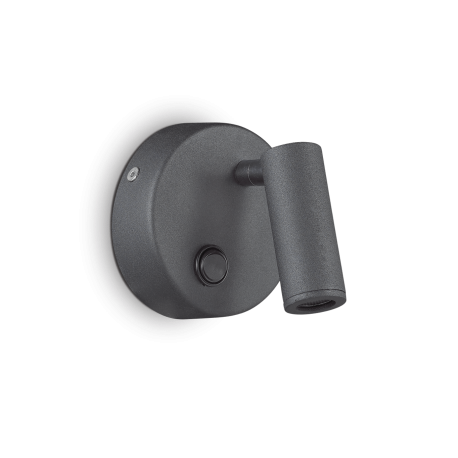 Aplice cu Spot - Aplica LED directionabila PAGE AP ROUND NERO