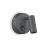 Aplica LED directionabila PAGE AP ROUND NERO