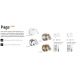 Aplice cu Spot - Aplica LED directionabila PAGE AP ROUND NERO