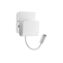 Aplica cu reader LED si port USB PROBE AP2 BIANCO