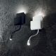 Aplice, corpuri de iluminat pentru pereti - Aplica cu reader LED si port USB PROBE AP2 BIANCO