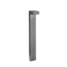Stalp de iluminat exterior IP44 SIRIO PT2 H80 GRIGIO