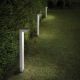 Stalpi - Stalp de iluminat exterior IP44 SIRIO PT2 H80 GRIGIO