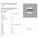 Aplice - Aplica LED de exterior ambientala design modern IP65 TAKUA