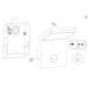 Aplice - Aplica de exterior cu protectie IP54 STYLE AP SENSOR BIANCO 4000K