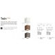 Aplice - Aplica exterior IP44 TWIN AP1 BIG COFFEE