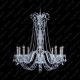 Lustra 8 brate cristal Bohemia
