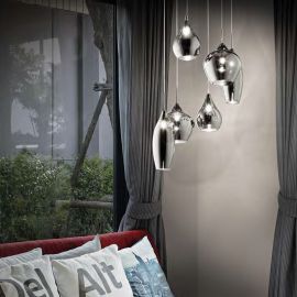 Pendule, Lustre suspendate - Lustra suspendata SOFT SP6 FUME