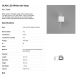Aplice - Aplica LED de exterior ambientala design modern IP54 OLAN alba