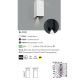 Aplice - Aplica LED de exterior ambientala design modern IP54 BLIND alba