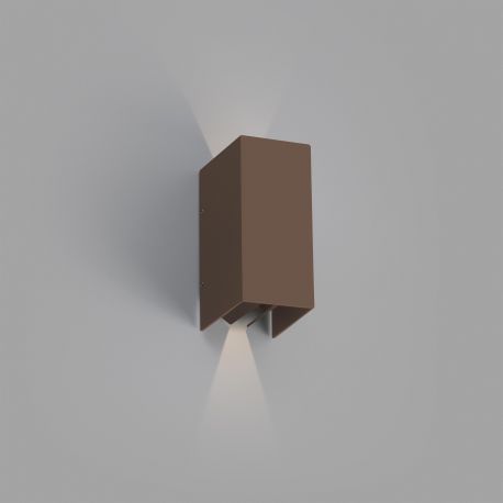 Aplice - Aplica LED de exterior ambientala design modern IP54 BLIND maro rustic
