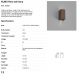 Aplice - Aplica LED de exterior ambientala design modern IP54 BLIND maro rustic