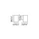 Aplice - Aplica LED exterior iluminat arhitectural IP65 THON-1