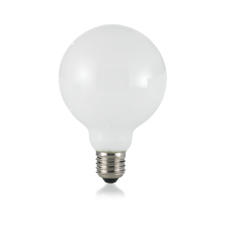 Becuri E27 - Bec LED dimabil E27 08W GLOBO D095 BIANCO 3000K