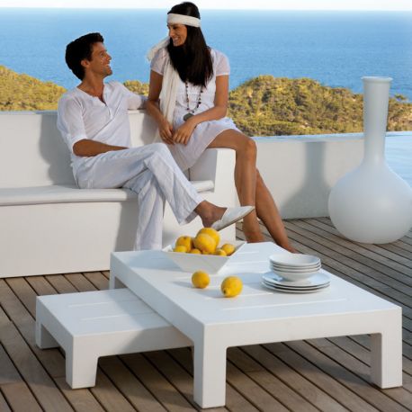 Mobilier terasa - Masuta de cafea exterior / interior design modern premium JUT COFFEE TABLE