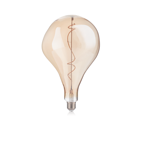 Becuri E27 - Bec LED E27 VINTAGE 04W CRASH AMBRA 2200K