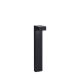 Stalpi - Stalp de iluminat exterior IP44 SIRIO PT2 H60 NERO