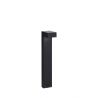 Stalp de iluminat exterior IP44 SIRIO PT2 H60 NERO